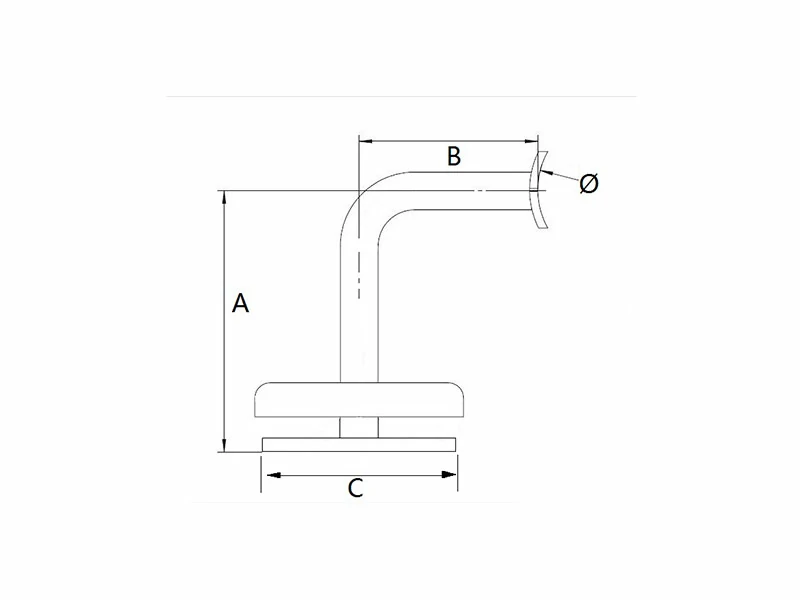 Handrail Bracket with Cover Structure