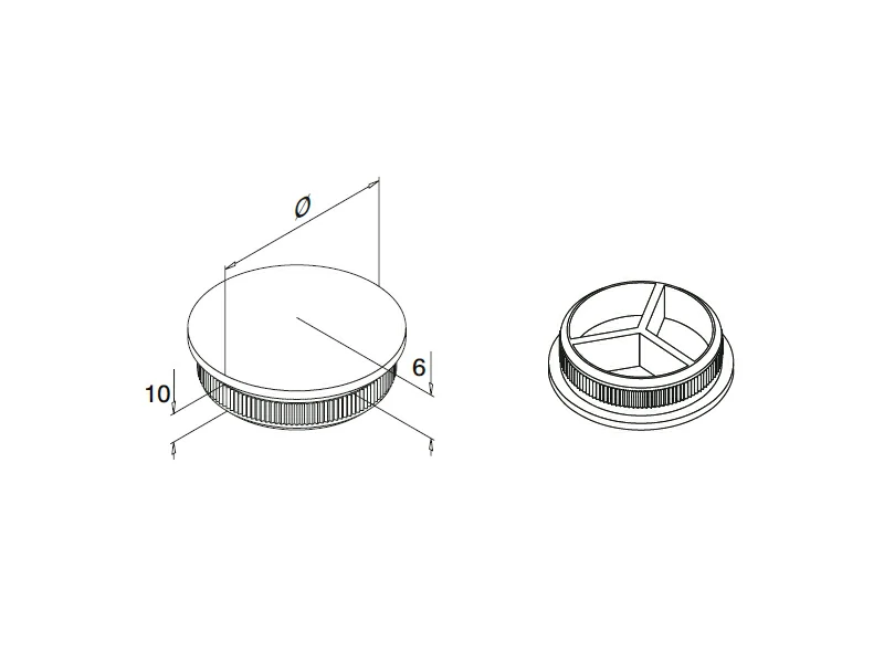 Domed End Cap Structure