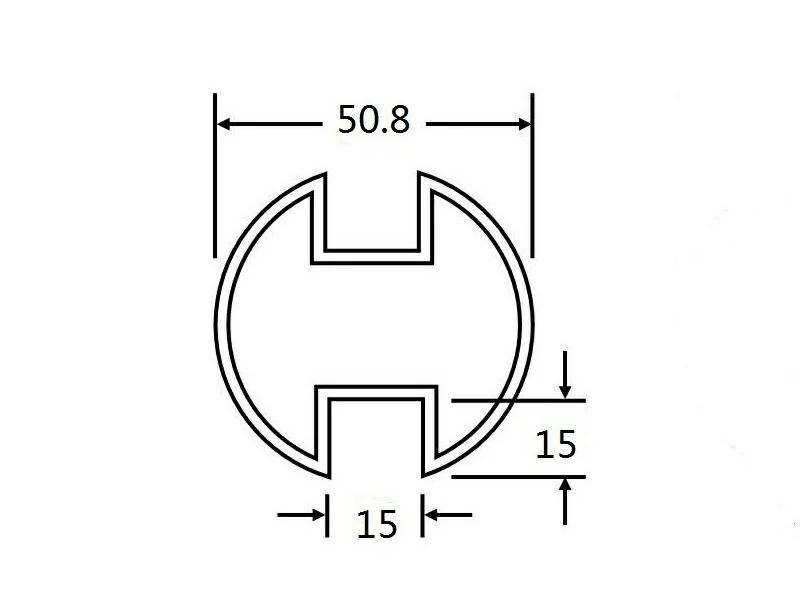 Slotted Tube Adapter Structure