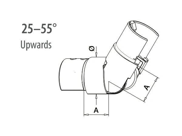 Slot Adjustable Elbow Structure